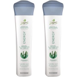 Naissant Energy Set Treatment and Shampoo | Hair Growth Accelerator and Strengthener for Color Treated Hair | Enriched with Marine Glycogen & Natural Extracts to Prevent Hair Loss (10.1 Fl Oz)