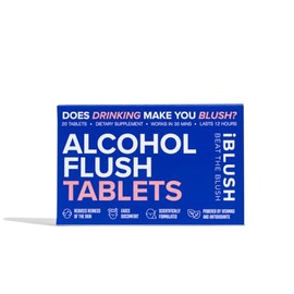 iBlush Asian Flush Tablets - 20 All Natural Tablets Powered By Vitamins & Minerals - Fast, Effective & Backed By Science