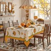 SASTYBALE Fall Tablecloths for Rectangle Tables, Pumpkin Table Cloth with
