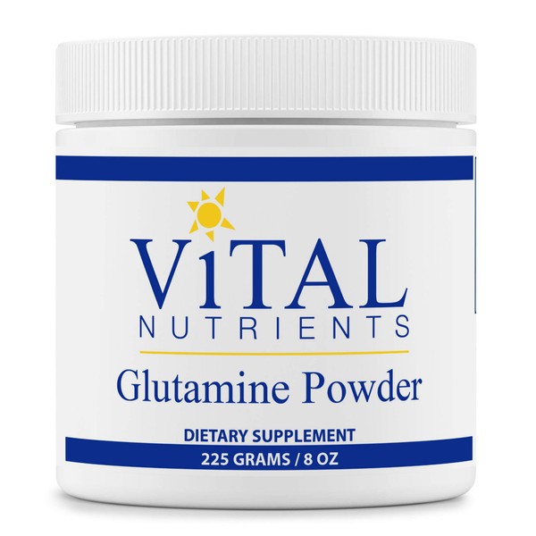 Vital Nutrients - Glutamine Powder - Gastrointestinal and Immune Support - Vegetarian L-Glutamine - 225 Grams
