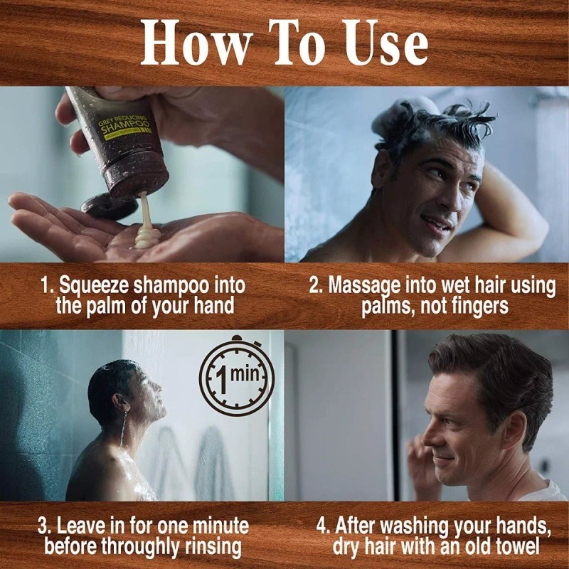 Just For Men Control Gx Shampoo Reductor De Color Gris-negro