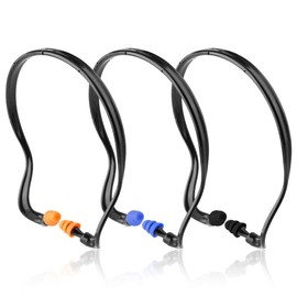 GLADFRESIT Ear Plugs Noise Cancelling,3PCS Ear Protectors Work Ear Plugs Reusable Noise Reduction Corded Earplugs for Swim Sleep Work