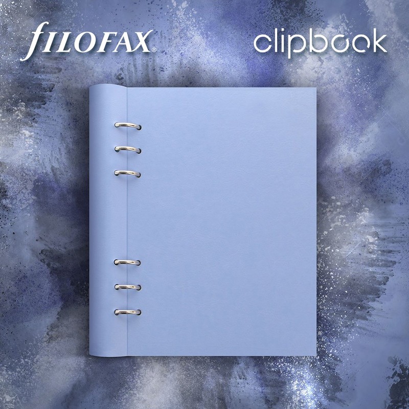 Filofax A5 Clipbook - Vista Blue