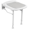Asiento de ducha plegable montado en la pared