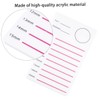 Minkissy 4pcs Portable Acrylic Eyelash Board Lash Extension Pallet Professional