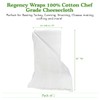 Regency Wraps Chef-Grade 100% Cotton Cheese Cloth 36"X72" (2yds), Bleach