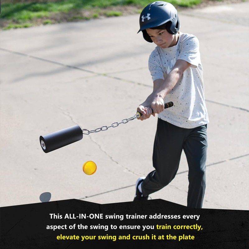 JUJINGYANG Baseball Softball Swing Trainer Bat, Baseball Hitting Trainer with