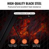 VEVOR X-Marks Fire Pit Grill Grate, Foldable Round Cooking Grate,