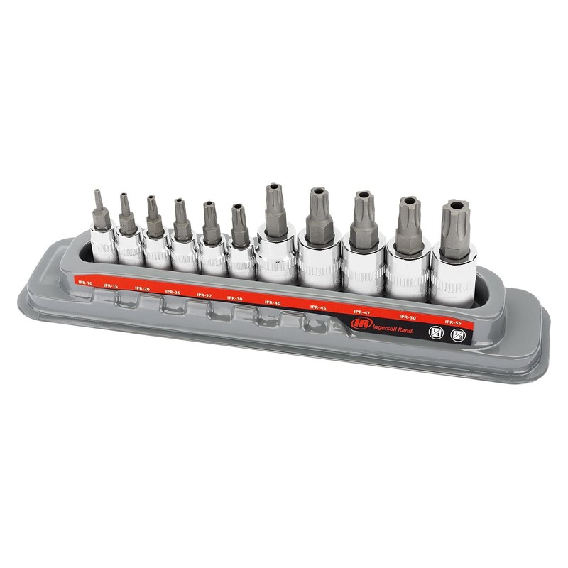 Ingersoll Rand 11 Pc. Tamper-Proof Torx Plus Bit Socket Set-