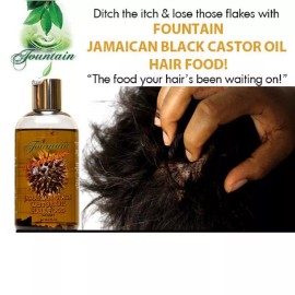 Fountain Jamaican Black Castor Oil Hair Food Thin Hair & Dry Scalp Treatment