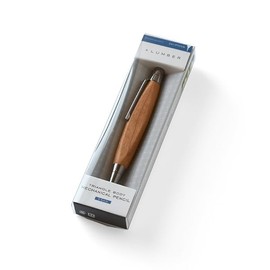 Triangular Wooden Mechanical Pencil "TRIANGLE BODY MECHANICAL PENCIL " MECHANICAL PENCIL + LUMBER by Hacoa (Walnut)