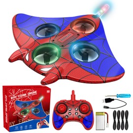 HATFRYF Mini Drone for Kids RC Plane, Remote Control Wireless Airplane Drone Quadcopter Remote Control Airplanes Foam with Auto Hovering, 3D Flip, Foam RC Fighter Airlane Jet for Kids