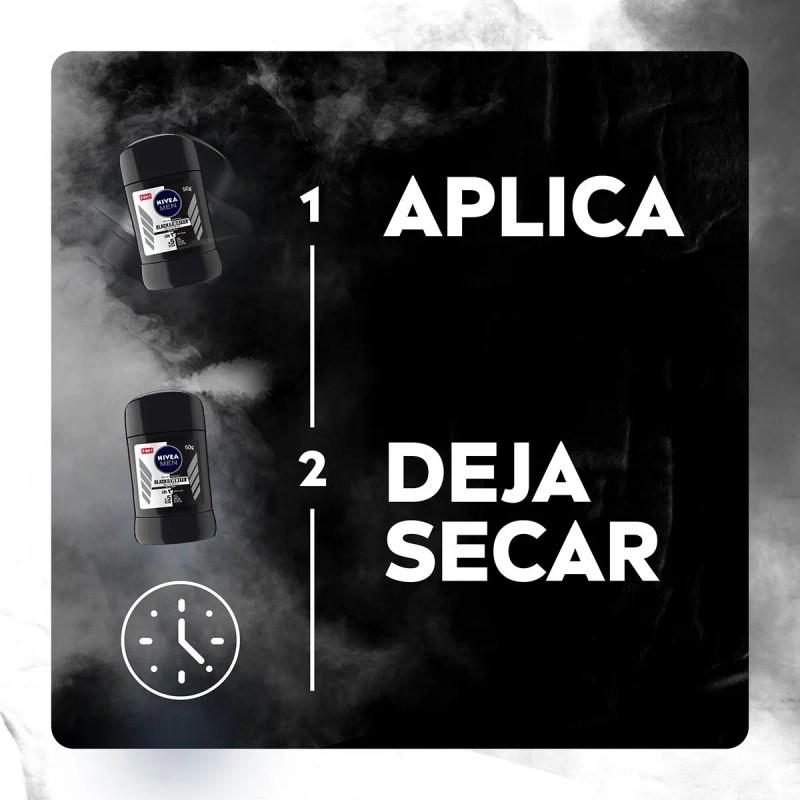 Desodorante en barra Nivea Men Black & White Invisible 50g
