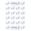 LABELS4U 50 Sheets A4, 40 Labels per Sheet, Size 45.7