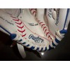 RAWLINGS PLAYERS SERIES AGES 3-5 WHITE RED/BLUE BASEBALL THEMED GLOVE