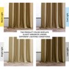 HPD HALF PRICE DRAPES Ruched Faux Dupioni Silk Curtains for
