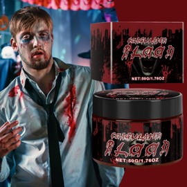 Stage Blood | Fake Blood Vampire - 50ml Beauty Body Paint Costume Makeup for Clothes Face Zombie Vampire Cosplay Dress up Kids Eye Adults