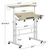 SogesHome 31.5 inches Adjustable Laptop Desk Table, Portable Laptop Table