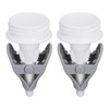 2Pcs Breastmilk Storage Bag Adapter Portable Convenient Use Wide Mouth
