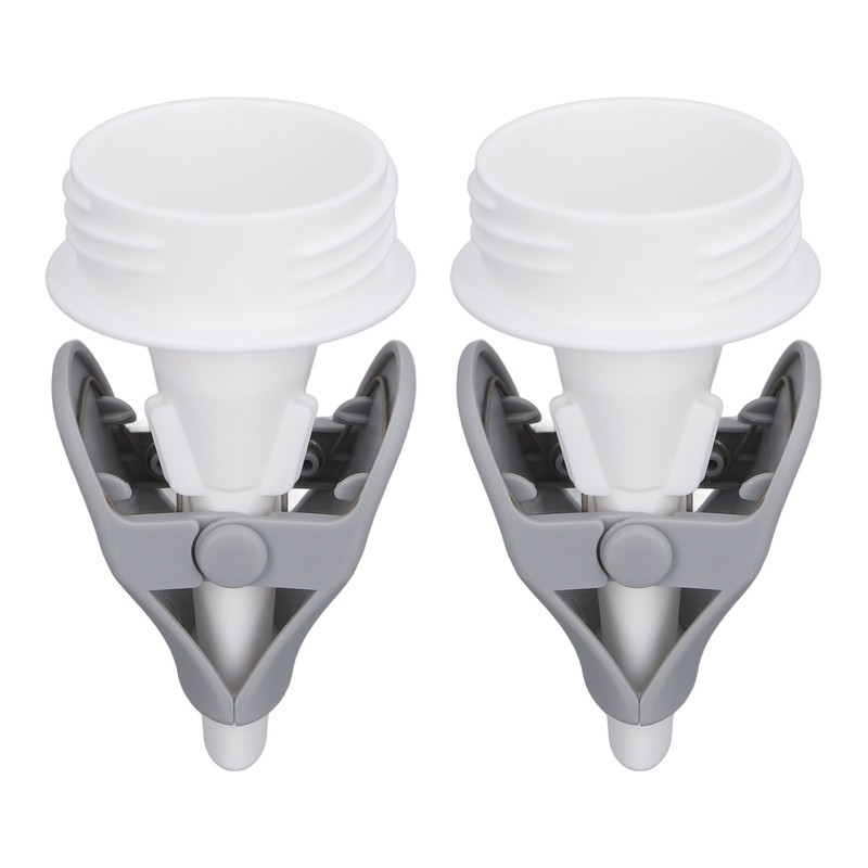 2Pcs Breastmilk Storage Bag Adapter Portable Convenient Use Wide Mouth