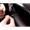 Carkooler DIY Stitching Carbon Fiber Steering Wheel Cover for Honda