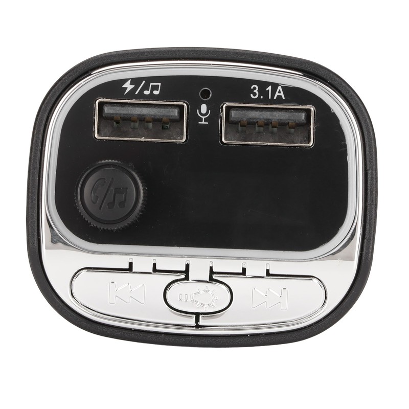 Car MP3 Player Hands Free Stereo QC3.0 Fast Charging Bluetooth