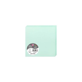 Clairefontaine - Ref 21833C - Pollen Folded Card (Pack of 25 Sheets) - 135 x 135mm Sized, 210gsm Card, Inkjet & Laser Printer Compatible, Acid Free - Jade Green