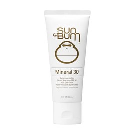 Sun Bum Mineral SPF 30 Sunscreen Lotion | Vegan and Hawaii 104 Reef Act Compliant (Octinoxate & Oxybenzone Free) Broad Spectrum Natural Sunscreen with UVA/UVB Protection | 3 Oz