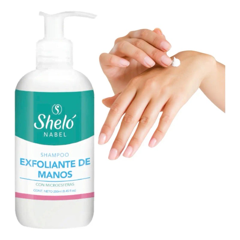 Shampoo Exfoliante Manos Microesfera Shelo 250ml
