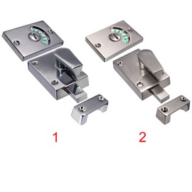 Bathroom Toilet Lock Door Lock Display Freestanding/Locked Chrome Latch Display Latch Public Toilet Privacy Divider Door Lock