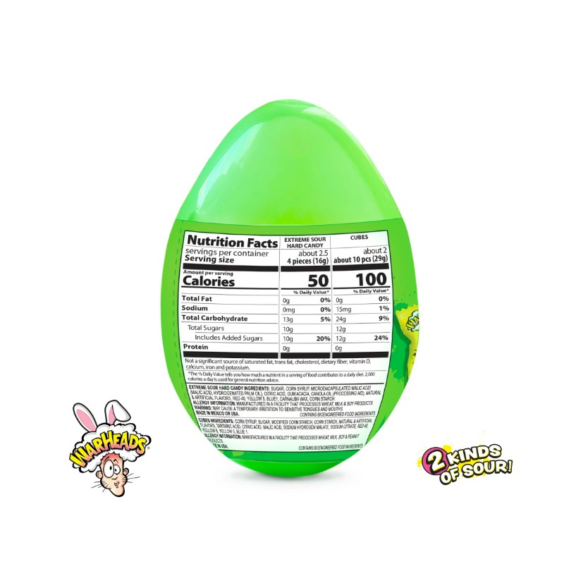 Warheads Sour Egg Scrambler, 3.5 oz - 1 count