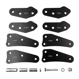Demon Powersports 2 Inch Bracket Lift Kit for Yamaha Viking YXM700, Increases Ground Clearance & Larger Space Between Tires & Fenders to Be Mounted, Powder Coated (See Fitment Details in Description)