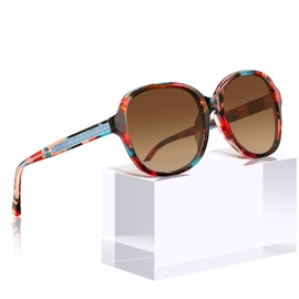 CARFIA Oversized Sunglasses for Women Polarised UV400 Protection Fashion Trendy