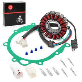 Stator & Gasket Compatible with Suzuki QuadSport Z400 LTZ 400 KFX 400 2003 2004 2005 2006 2007 2008 32101-07G00