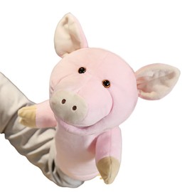ENN LLC Puppet Hand Puppet Plush Ventriloquist Puppet Show Gloves Doll (Pig)