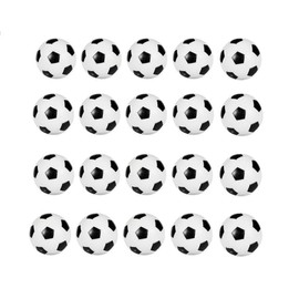 JZK 20 x Plastic soccer table balls table top football accessories 32mm for kids & adults birthday party favours, party bag fillers