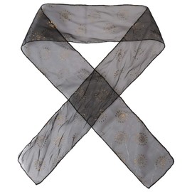 Lipodo Sun Pattern All-in-One Scarf - Beige Summer Scarf - Versatile Accessory - Women - Spring/Summer, black