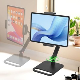 Rabbitstorm Soporte de Aluminio para Tableta, Soporte Ajustable de 360°
