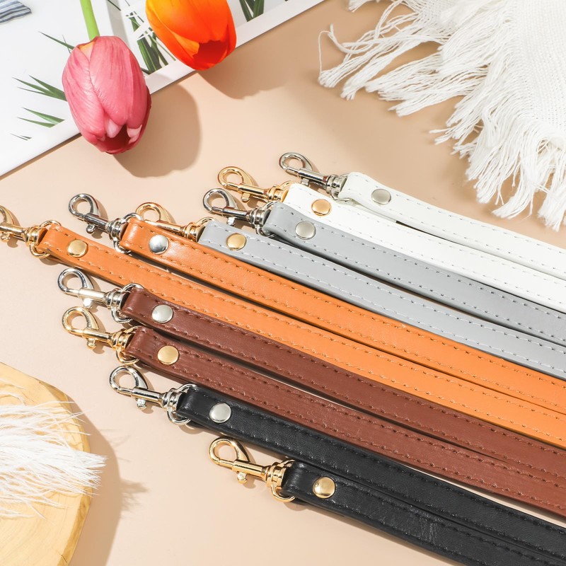 RAYNAG Leather Crossbody Strap Replacement, Adjustable Purse Strap, Handbag Shoulder