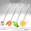 Schwertkrone Küchenpinzette Kochpinzette und Grillpinzette 25 cm Edelstahl rostfrei
