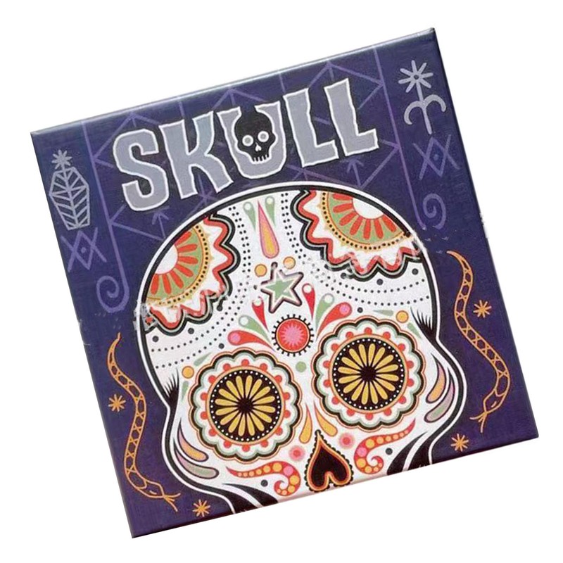 Skull Puzzle Board Game Strategy Waterproof Brain Teaser Puzzle Toy