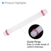 CoCud Fondant Rolling Pin, 13" Length, PP Plastic Non-Stick Guide