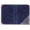 Anneaux Wedding Spine Book Blue with Insert