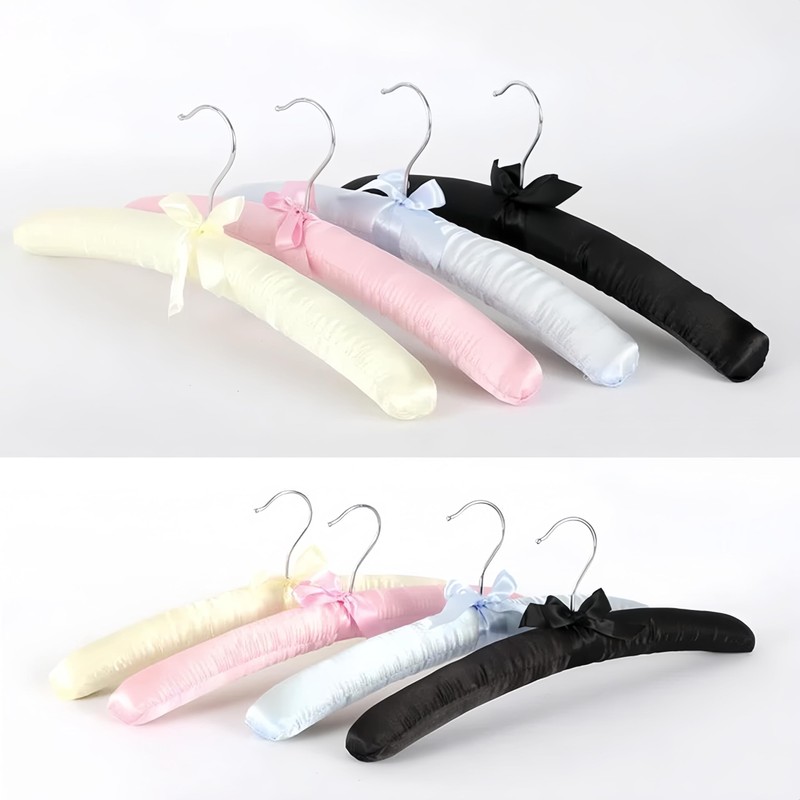 Padded Hangers for Women Clothing Satin Hangers Non Slip Padded