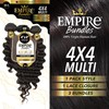 Sensationnel Empire bundles multi - water deep with 4x4 closure