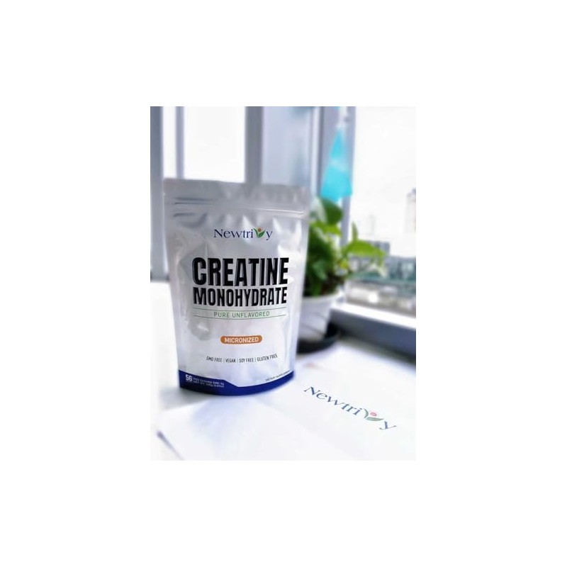 Creatina Monohidrato, Micronizada, Pura, Sin Sabor,280g (9.8oz)