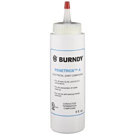 Burndy P8A Oxide-Inhibiting Joint Compounds PENETROX A, 8 oz Container Size, Squeeze Bottle Container Type