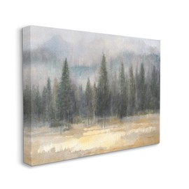 Stupell Industries Abstract Blurred Pine Tree Forest Landscape