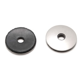 1/4” x 1” OD Stainless EPDM Washers, (50 pc) Neoprene Backed, Choose Size & Qty, by Bolt Dropper