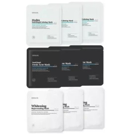 수분 마스크팩 3종세트 9매) Moisturizing Mask Pack Set of 3 Types 9 Sheets [Basic product]